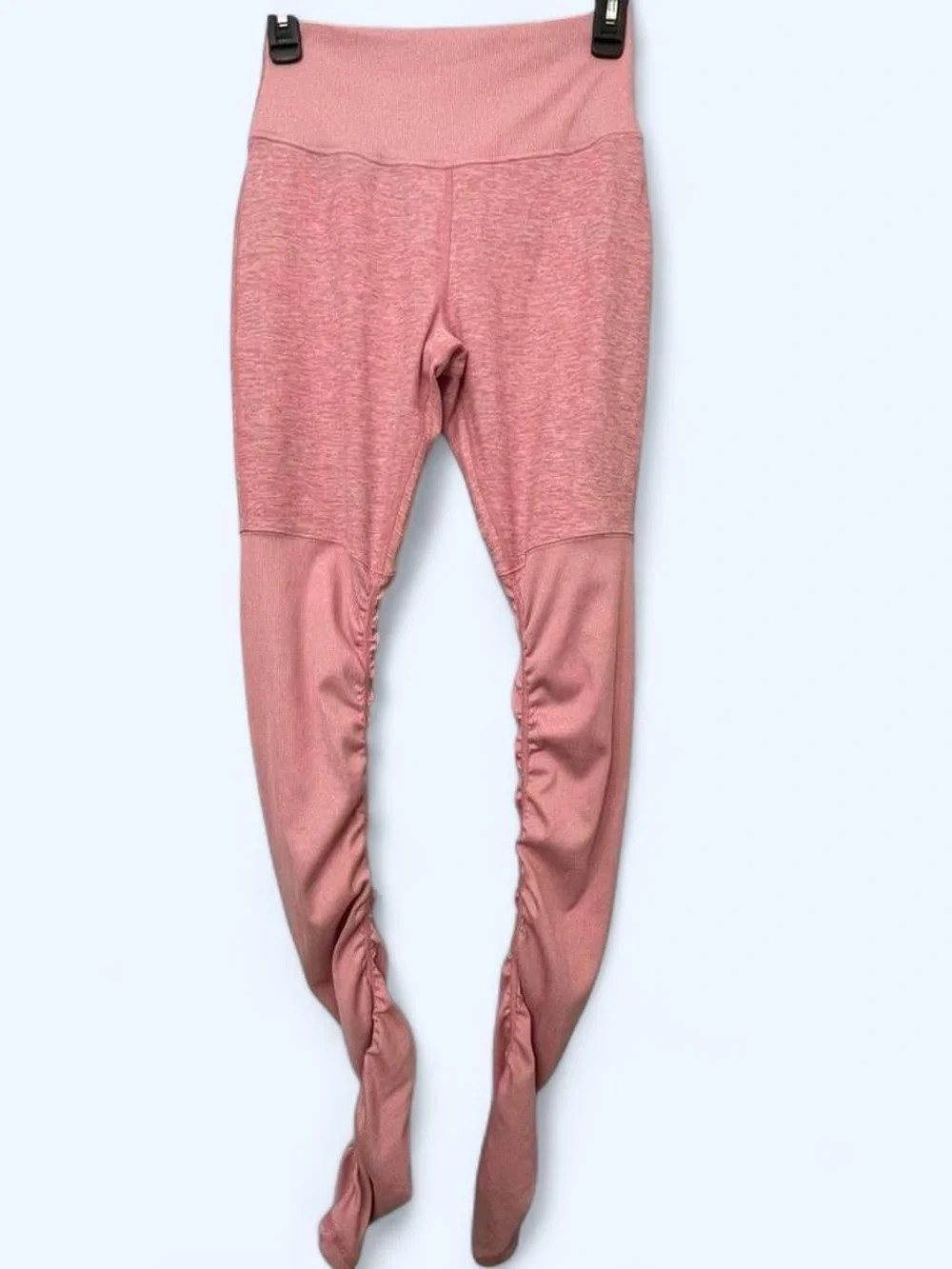 ALO Yoga Goddess Pink Ruched Leggings